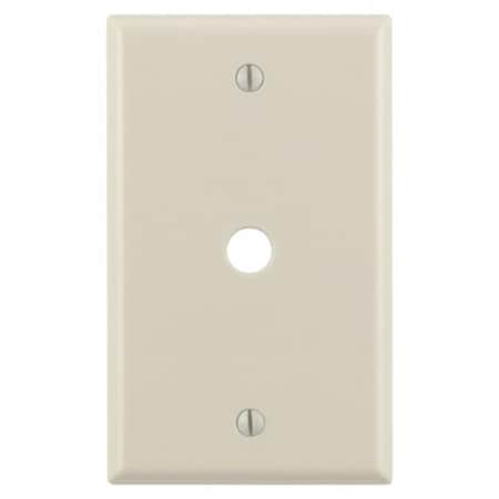 Leviton Leviton Mfg 000-78013-000 Light Almond 1 Gang Phone Or Cable Wall Plate 000-78013-000